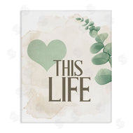 Kim Allen | Love This Life Green Heart Neutral