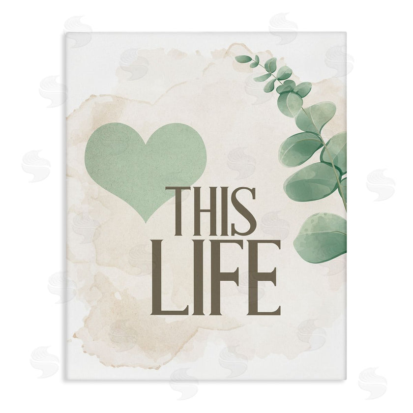 Kim Allen | Love This Life Green Heart Neutral