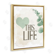 Kim Allen | Love This Life Green Heart Neutral