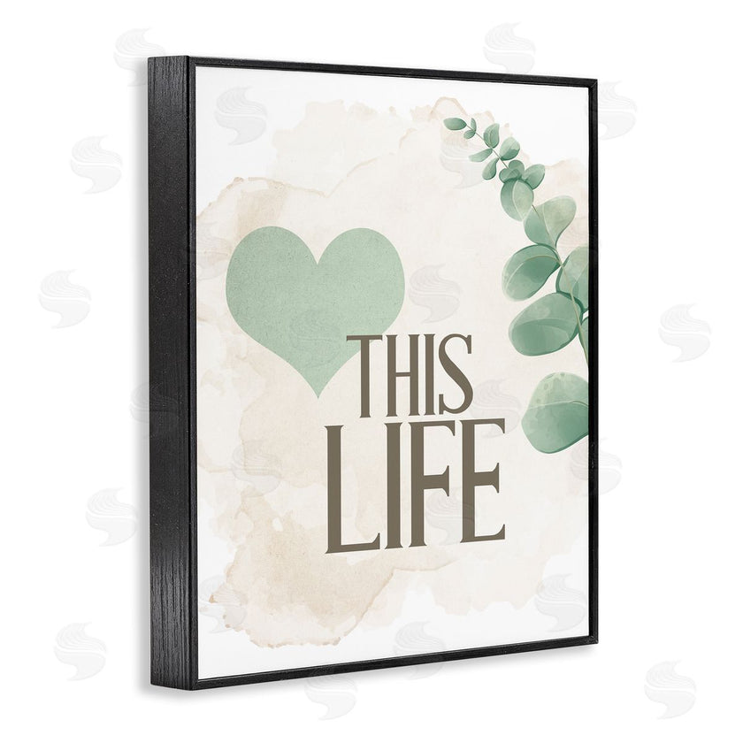 Kim Allen | Love This Life Green Heart Neutral