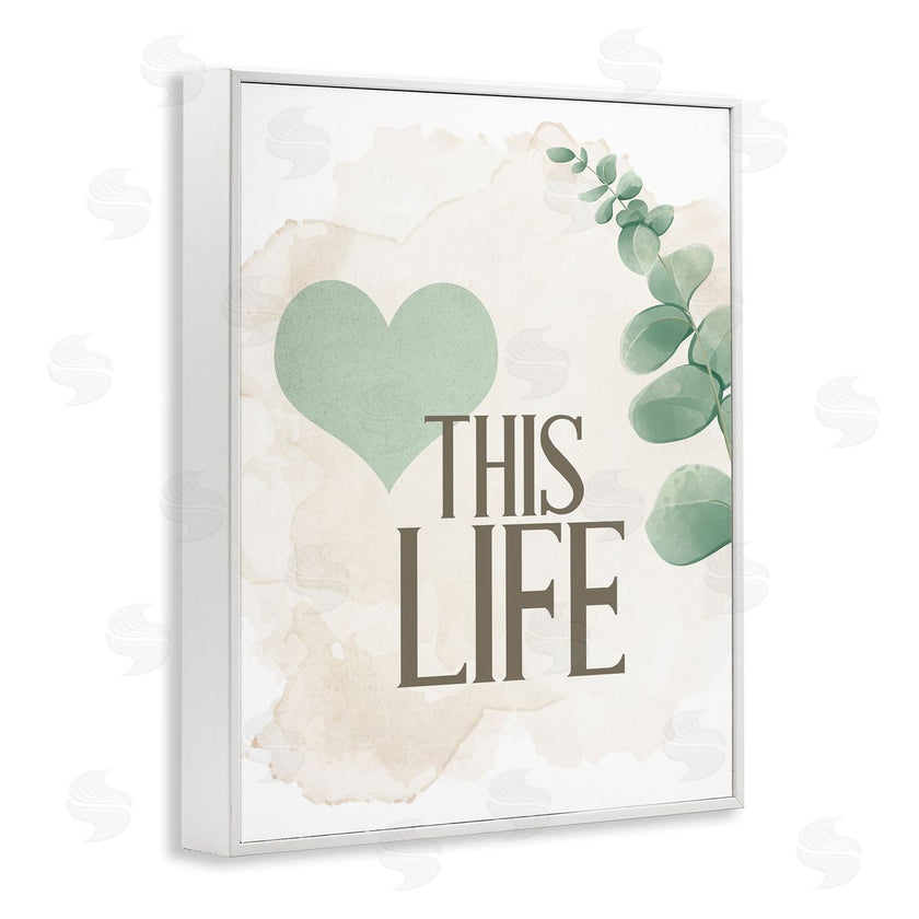 Kim Allen | Love This Life Green Heart Neutral