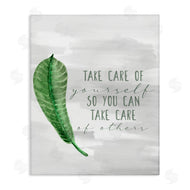 Kim Allen | Take Care of Yourself Green Leaf