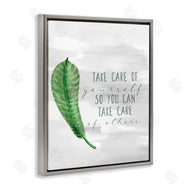 Kim Allen | Take Care of Yourself Green Leaf