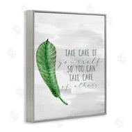 Kim Allen | Take Care of Yourself Green Leaf