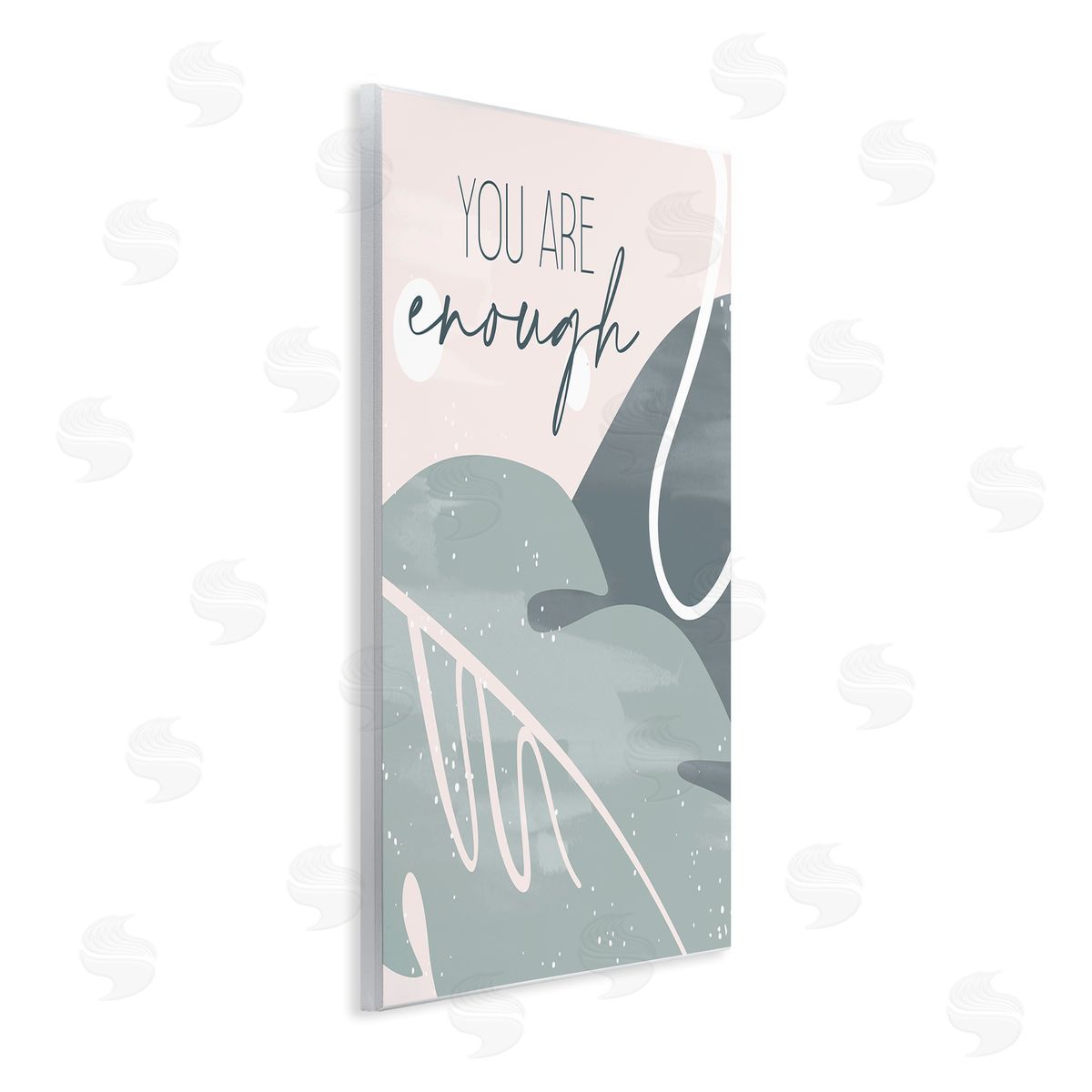 You Are Enough Phrase Wood Plaque Wall Art, Home Decor by Kim Allen