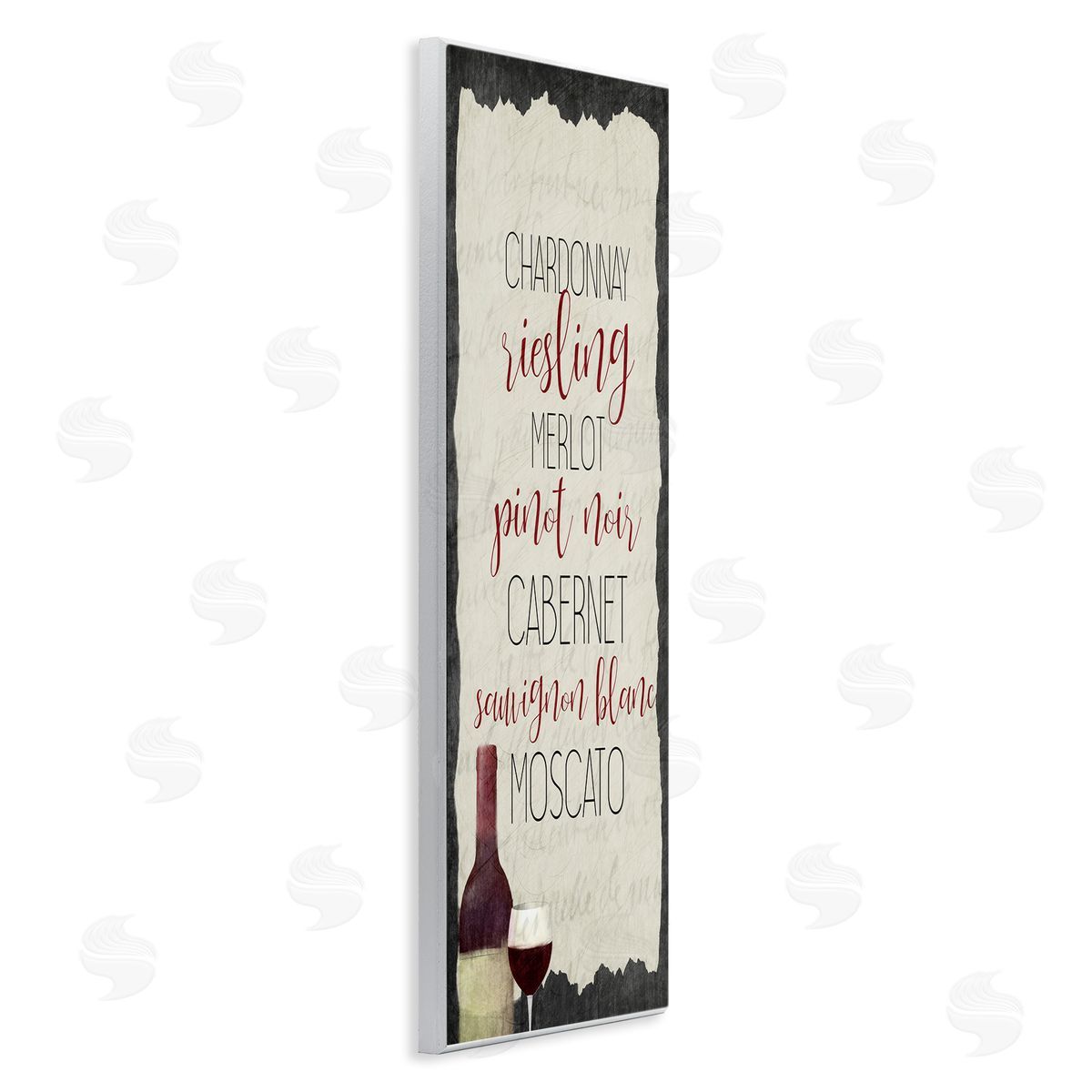 Country Kitchen Wine List Wood Plaque Wall Art, Home Decor by Kim Allen