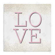 Kim Allen | Pink Love Glam Abstract Sparkle