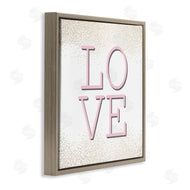 Kim Allen | Pink Love Glam Abstract Sparkle