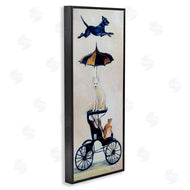 Karen Weber Fine Art | Vintage Animal Carriage Dogs and Squirrel