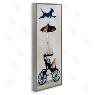 Karen Weber Fine Art | Vintage Animal Carriage Dogs and Squirrel