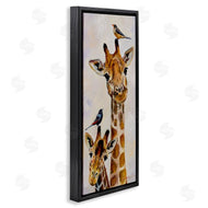 Karen Weber Fine Art | Giraffe & Perched Birds