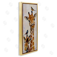 Karen Weber Fine Art | Giraffe & Perched Birds