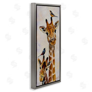Karen Weber Fine Art | Giraffe & Perched Birds