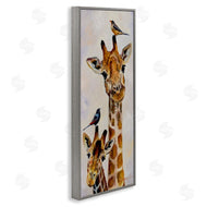 Karen Weber Fine Art | Giraffe & Perched Birds