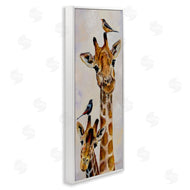 Karen Weber Fine Art | Giraffe & Perched Birds