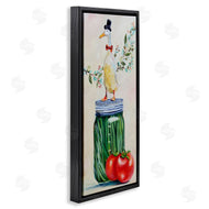 Karen Weber Fine Art | Male Goose on Pickle Jar