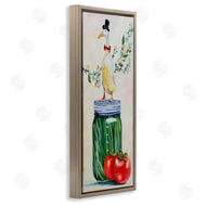 Karen Weber Fine Art | Male Goose on Pickle Jar