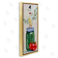 Karen Weber Fine Art | Male Goose on Pickle Jar