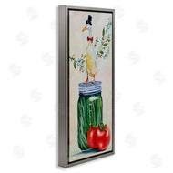 Karen Weber Fine Art | Male Goose on Pickle Jar