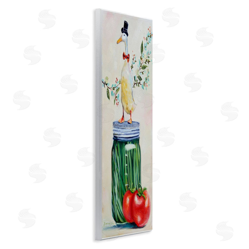 Karen Weber Fine Art | Male Goose on Pickle Jar
