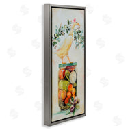 Karen Weber Fine Art | Charming Goose on Vegetable Jar