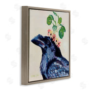 Karen Weber Fine Art | Black Crow with Floral Crown