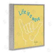 Mark Higden | Life's a Wave Surf's Up Sign