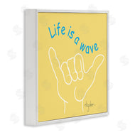 Mark Higden | Life's a Wave Surf's Up Sign
