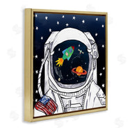 Sangita Bachelet | Astronaut Space Suit Galaxy