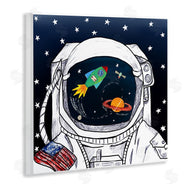 Sangita Bachelet | Astronaut Space Suit Galaxy