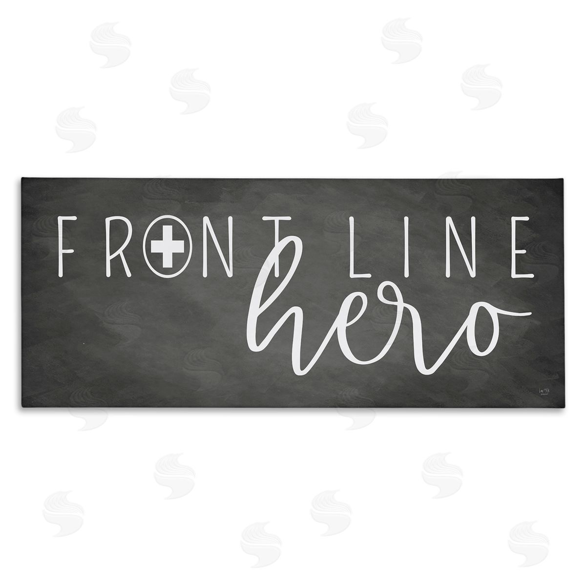 Lux + Me Designs Front Line Hero Healthcare Appreciation Canvas Wall Art