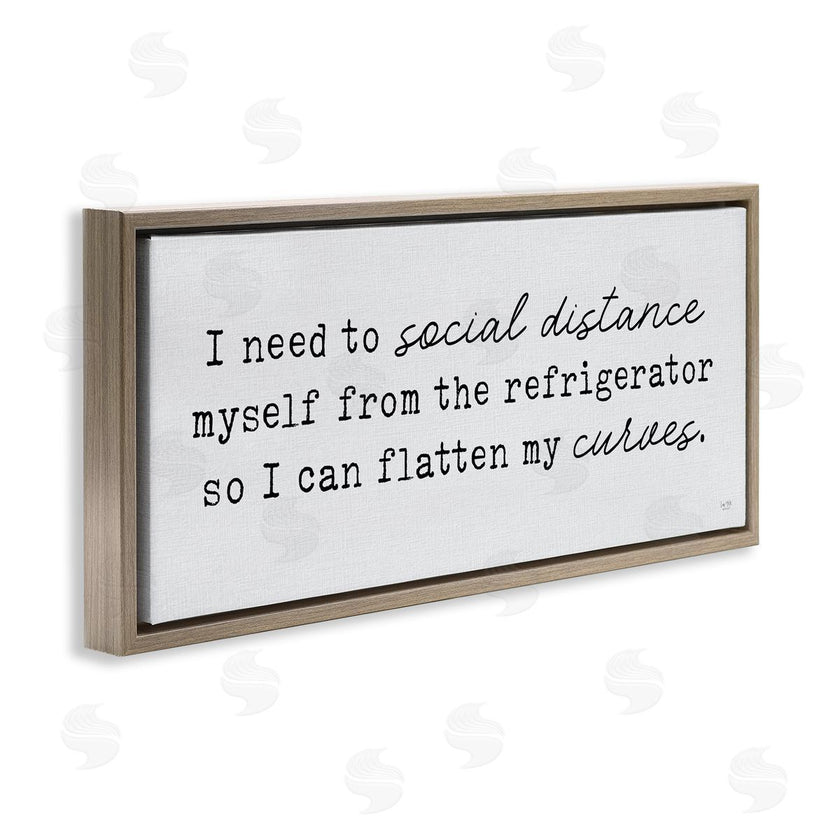 Lux + Me Designs | Social Distance from Refrigerator Kitchen Humor
