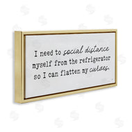 Lux + Me Designs | Social Distance from Refrigerator Kitchen Humor