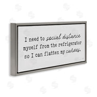 Lux + Me Designs | Social Distance from Refrigerator Kitchen Humor