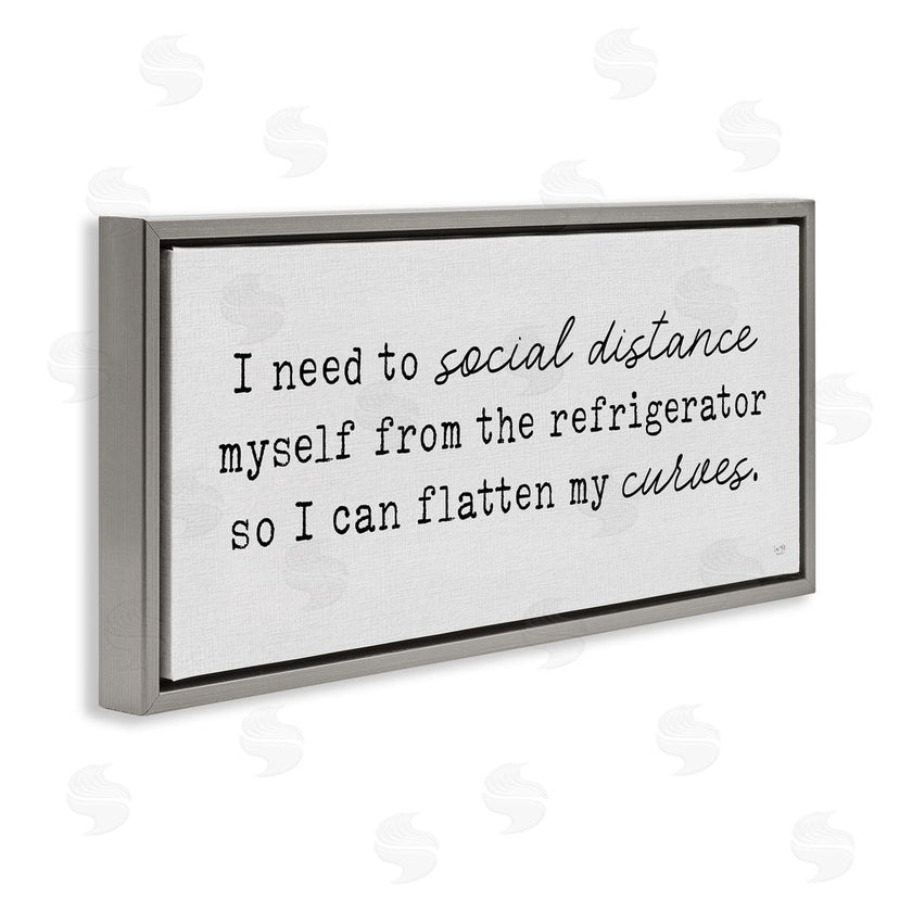 Lux + Me Designs | Social Distance from Refrigerator Kitchen Humor
