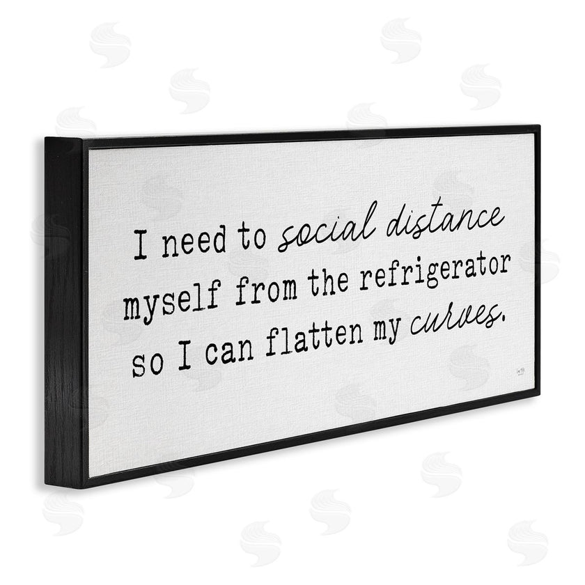 Lux + Me Designs | Social Distance from Refrigerator Kitchen Humor