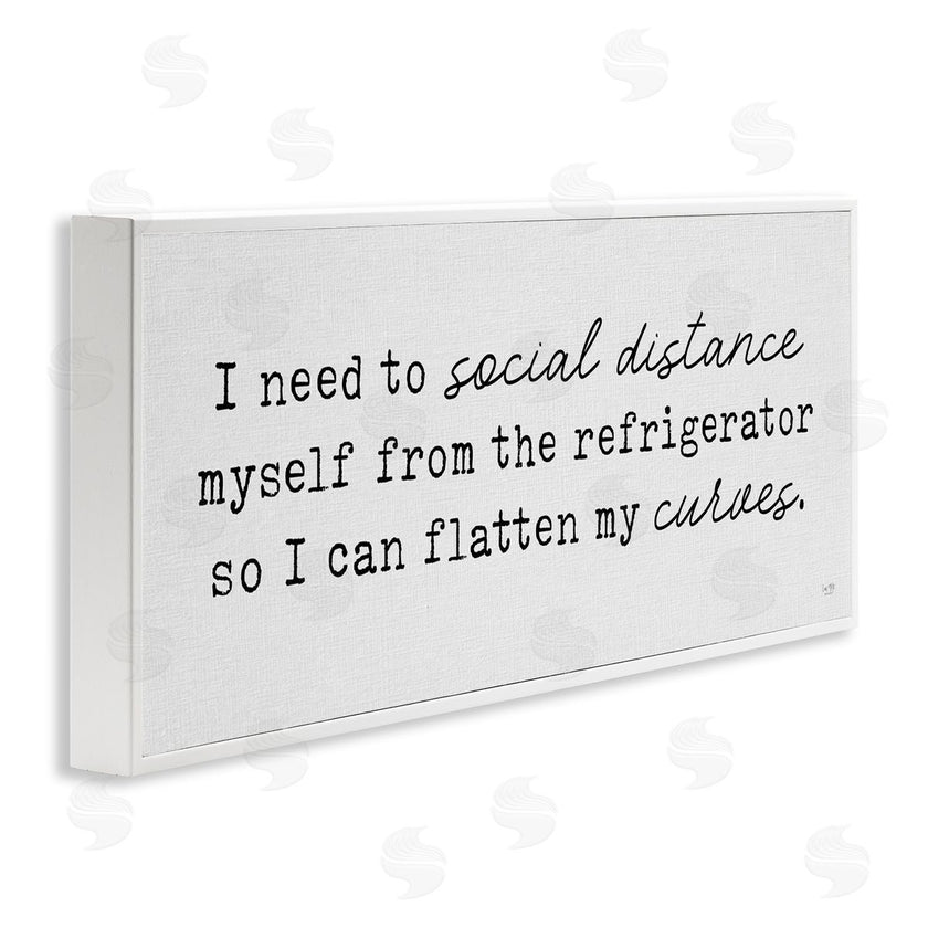 Lux + Me Designs | Social Distance from Refrigerator Kitchen Humor
