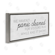 Lux + Me Designs | Humorous Panic Clean Home Sign