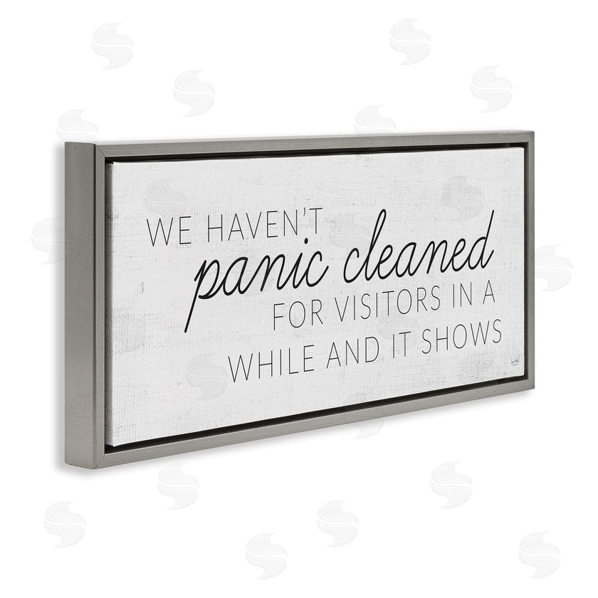 Lux + Me Designs | Humorous Panic Clean Home Sign