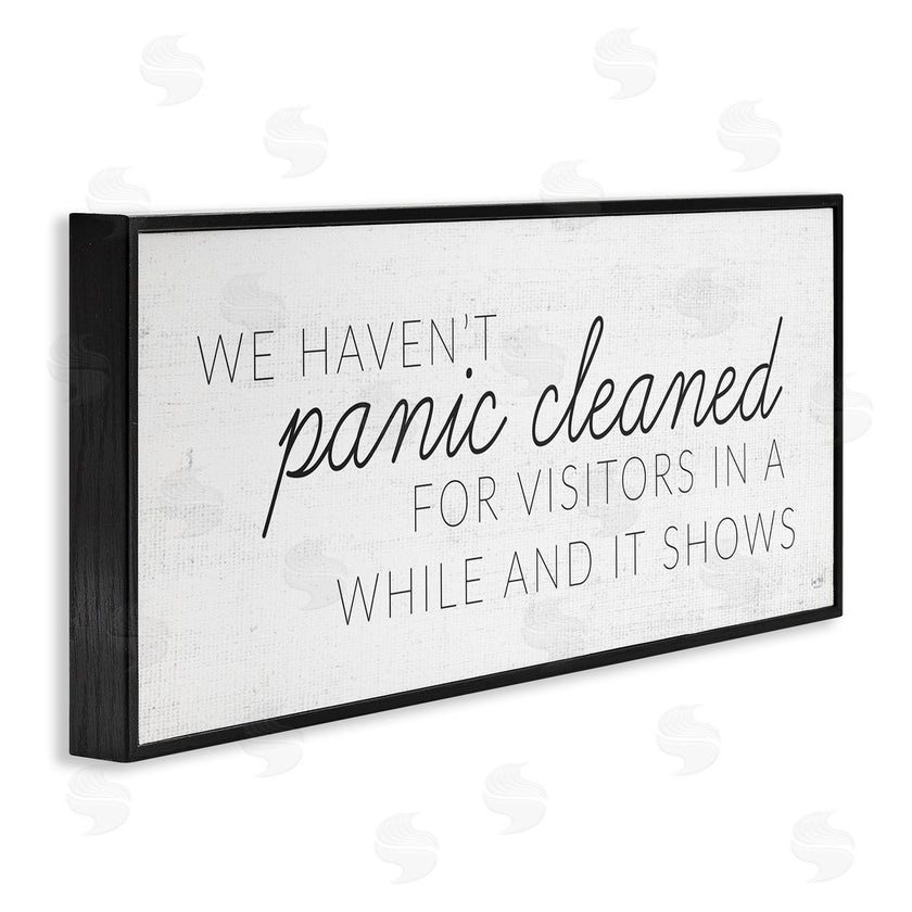 Lux + Me Designs | Humorous Panic Clean Home Sign