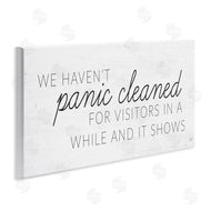 Lux + Me Designs | Humorous Panic Clean Home Sign