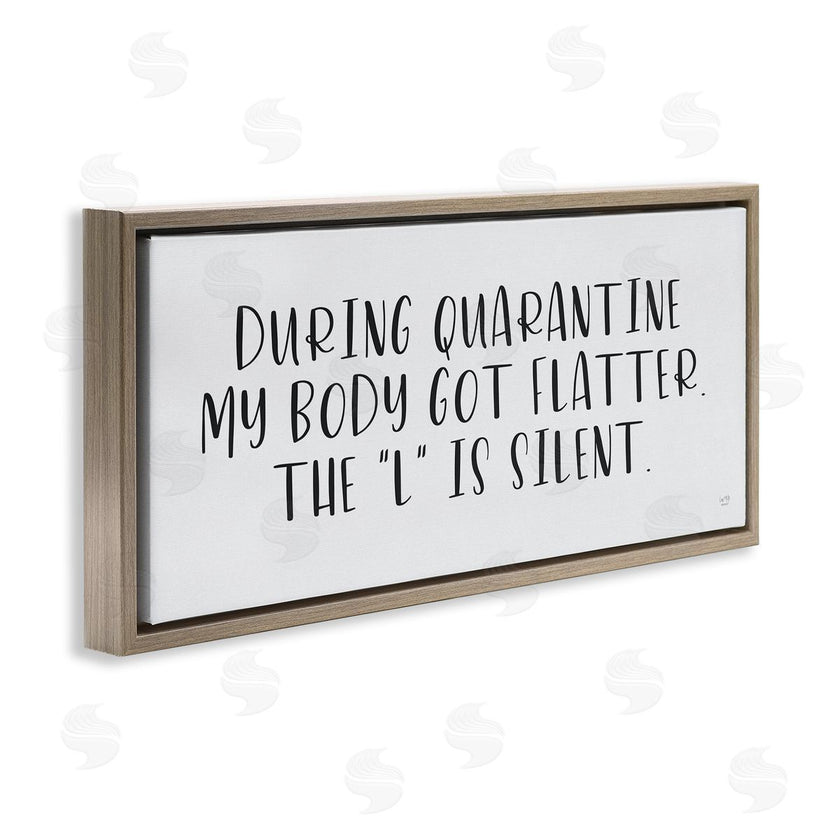 Lux + Me Designs | Quarantine Body Weight Humor
