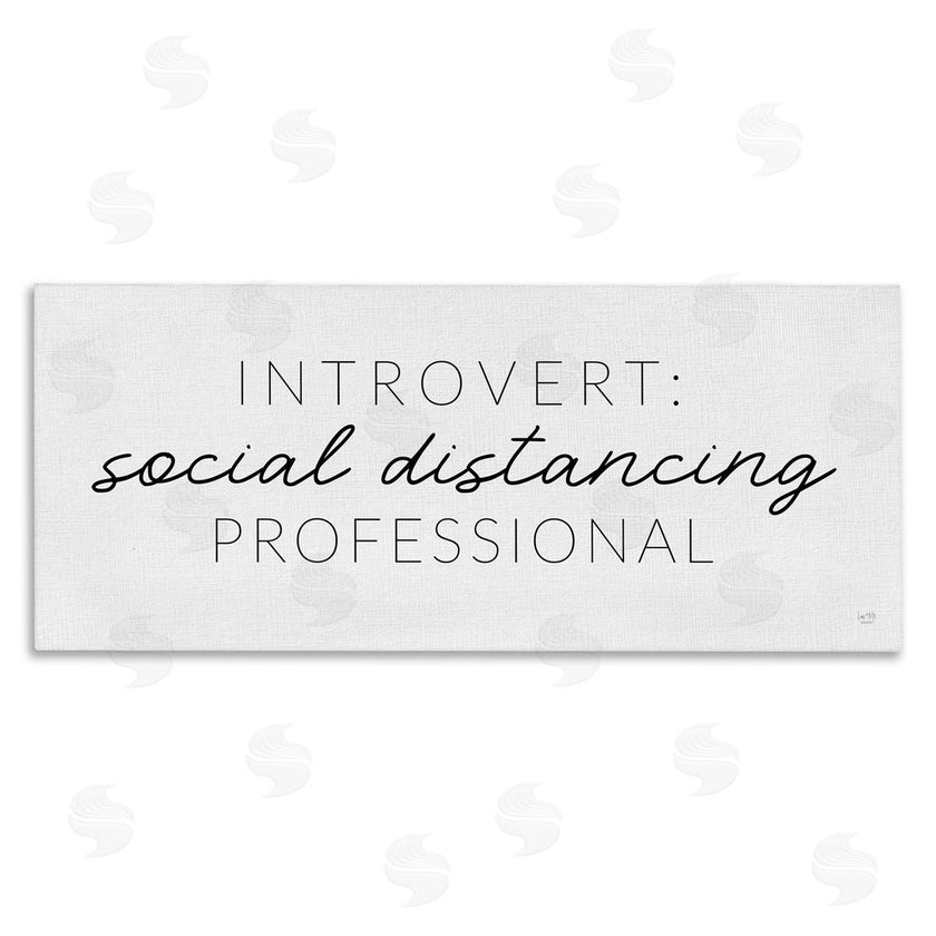 Lux + Me Designs | Introvert Social Distancing Humor Minimal
