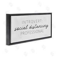 Lux + Me Designs | Introvert Social Distancing Humor Minimal