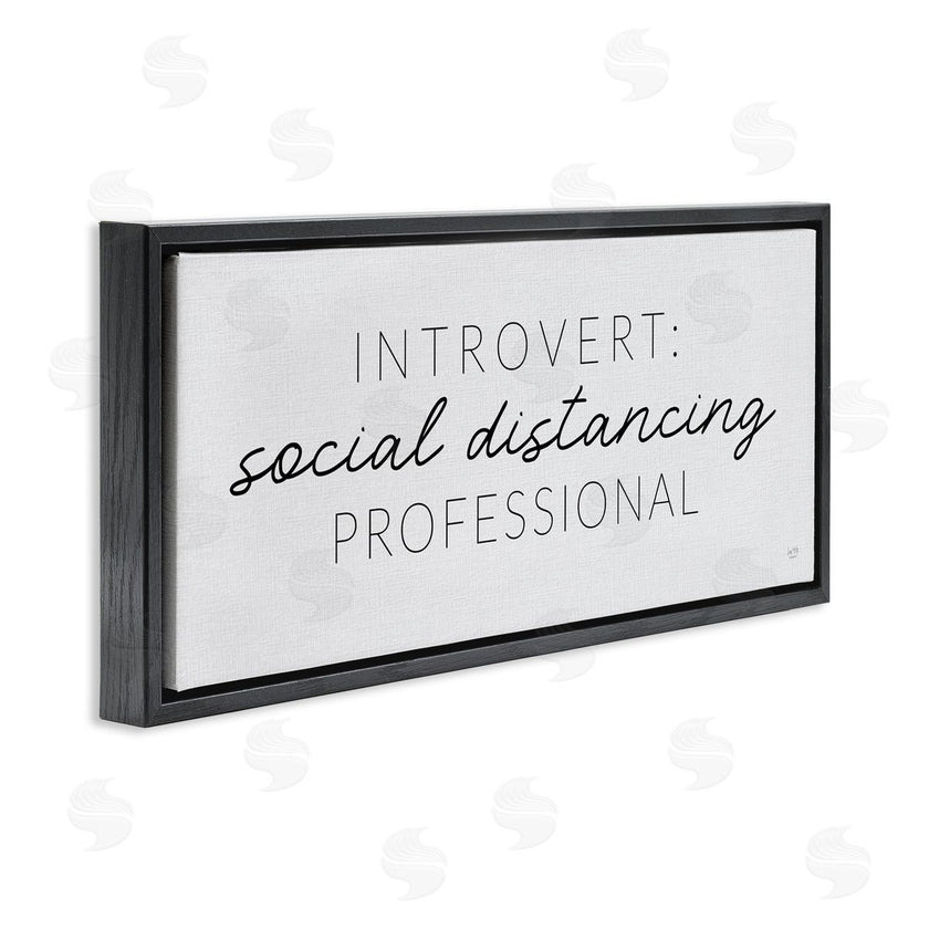 Lux + Me Designs | Introvert Social Distancing Humor Minimal