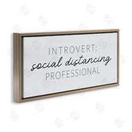 Lux + Me Designs | Introvert Social Distancing Humor Minimal