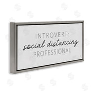 Lux + Me Designs | Introvert Social Distancing Humor Minimal
