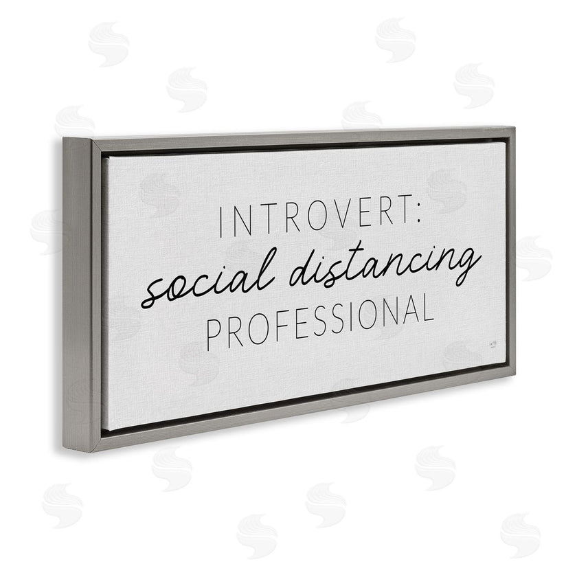 Lux + Me Designs | Introvert Social Distancing Humor Minimal