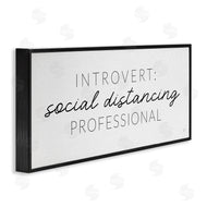 Lux + Me Designs | Introvert Social Distancing Humor Minimal