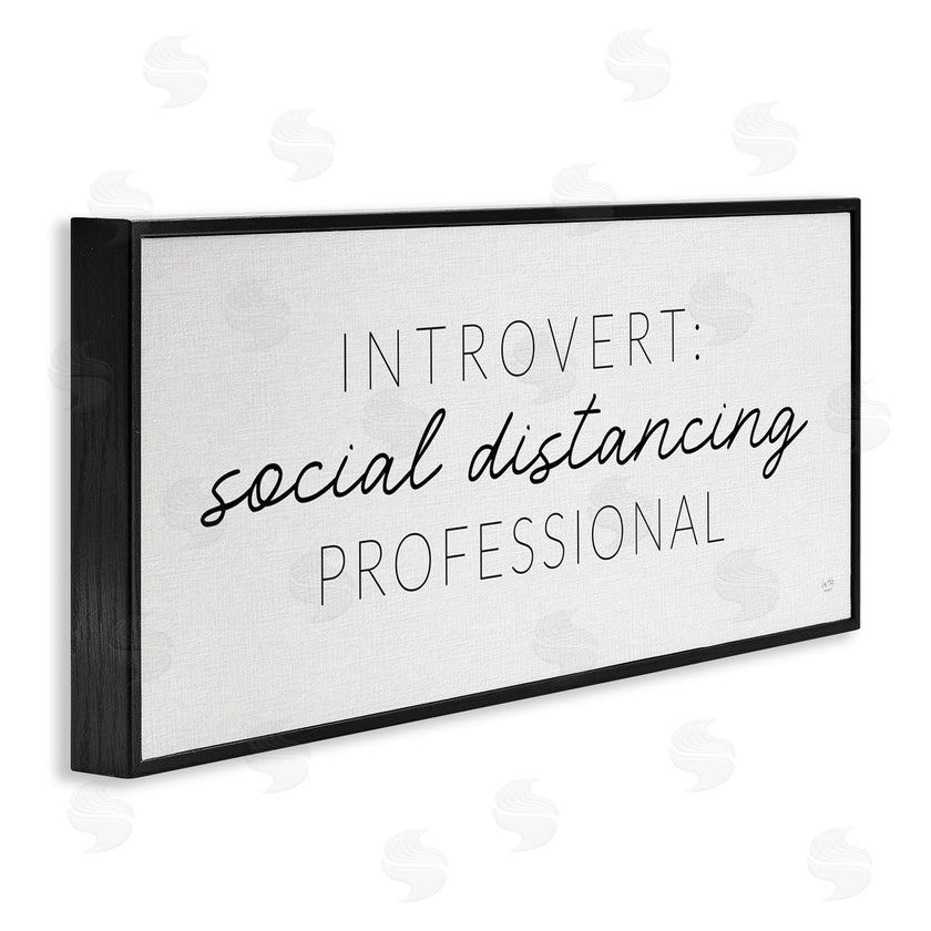 Lux + Me Designs | Introvert Social Distancing Humor Minimal
